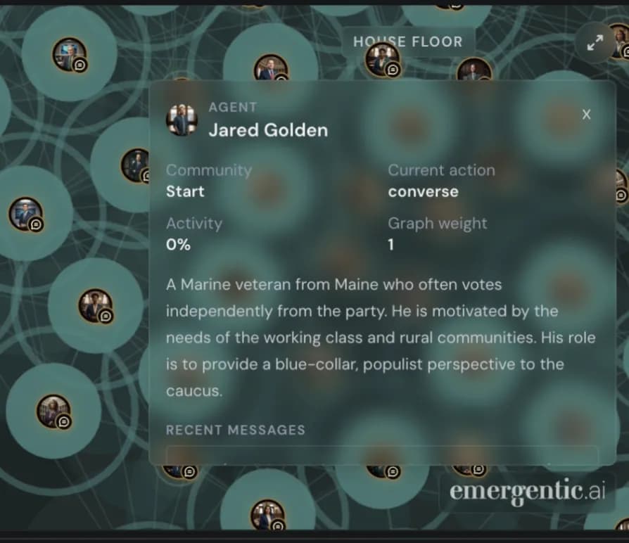 Person map showing participants and relationships in a social system